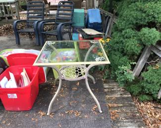 Bistro patio table 