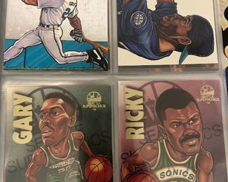 NBA Trading Cards, Seattle Super Sonics - 1994 Division Champs