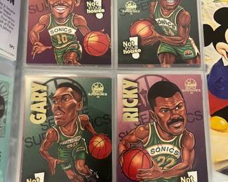 NBA Trading Cards, Seattle Super Sonics - 1994 Division Champs