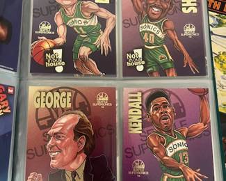 NBA Trading Cards, Seattle Super Sonics - 1994 Division Champs