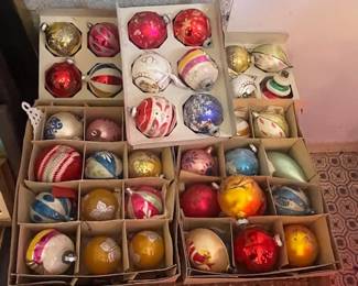 Vintage Glass Ornaments
