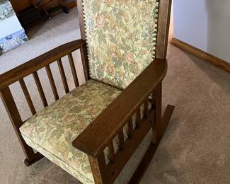 Vintage wood rocker