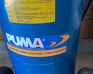  Puma industrial air compressor  