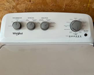 Whirlpool top loading washer with agitator great condition like new