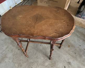 Antique six-legged Parlor Table