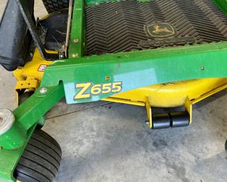  John Deere zero turn Z655 lawn mower 54” cut - 324 hours - --  Highest bid over $2500.00 thru Friday at 3:00 pm