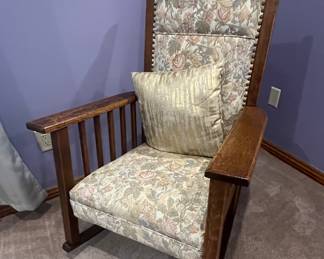 Vintage Wood Rocker  -- Available to purchase today