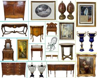 July Auction Collage