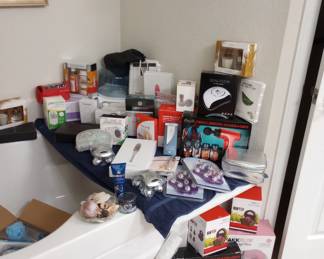 Stock up on your bath and beauty products. Lots of new items never used. With the cost of inflation come by with us instead of expensive retailers. 