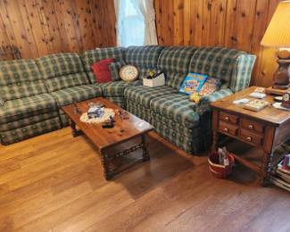 3 Piece "Very Vintage" Sectional Sofa