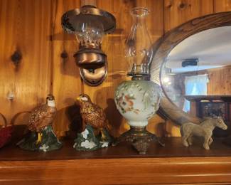 Hurricane Lamps and Other Collectibles