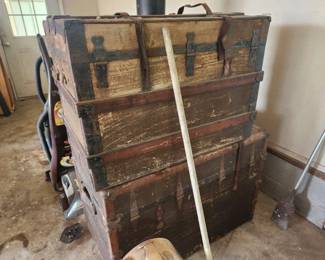 Several Steamer Chests