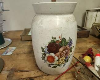 Butter Churn (Some Chips at inside rim and not noticeable from exterior. Priced accordingly)