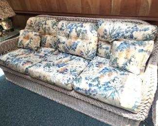 Wicker Furniture Set in Excellent Condition