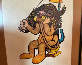 Art 1978 Pacheco Cowardly Lion