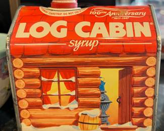 Log Cabin Tin