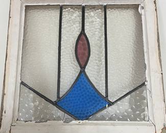 Vintage Stained Glass Window