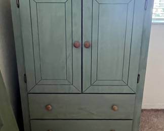 Bedroom Suite/ Headboard, Dresser Nightstand…Gold Framed Mirror, Decor, Wardrobe