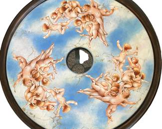 Blue Sky Angel Ceiling Medallion NEW