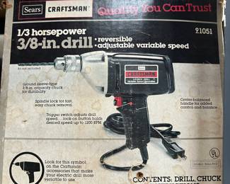 Sears Crafstman Drill
