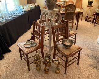 ANTIQUE WALNUT CHAIRS