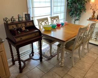 COUNTRY FRENCH TABLE AND CHAIRS