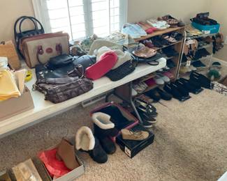 LADIES PURSES, SHOES. 