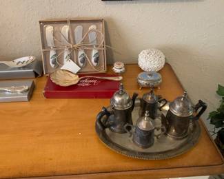 VINTAGE TEA SET. MADE IN INDIA