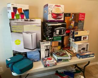 NEW IN THE BOX APPLIANCES/COOKWARE