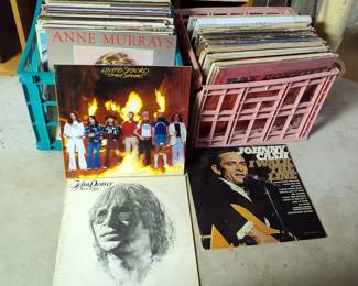 Record Albums Including Neil Diamond, John Denver, The Carpenters, Barbara Streisand, Anne Murray, Glen Campbell And More, Approx Qty 90