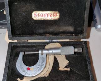 Starrett Micrometer Caliper, In Original Box