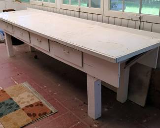 Garden Prep Workbench With 3 Drawers