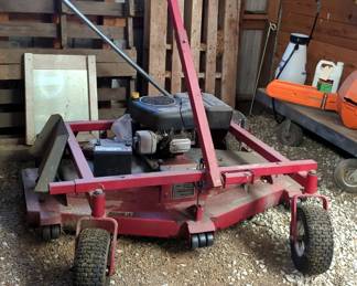 Swisher Gas Powered Pull Behind Mower With 60" Deck