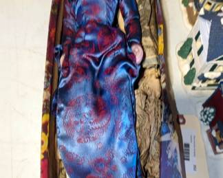 Vietnamese Vietman War Era Souvenir Doll, 17"