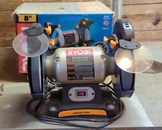 Ryobi 8" Bench Grinder, Model BGH827