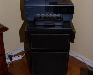 HP Officejet Pro 6830 printer and stand 