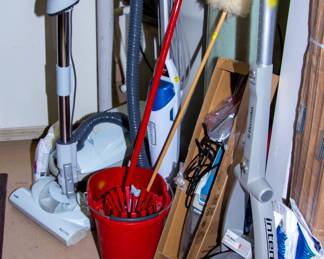 Vacuums and mopping supplies