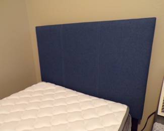 Close Up of Twin Size Upholstered Headboard