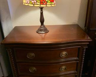 Duncan Phyfe set of 2 matching night stands