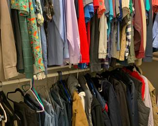 men's clothing, size XL to 2X