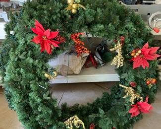 oversized Christmas wreaths