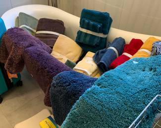 towels, rugs, linens