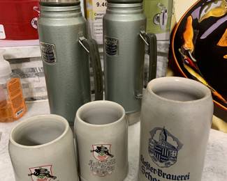 steins and thermos, 100 y anniversary edition