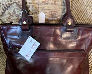 Firenze leather bag from Italy, never used