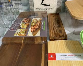 bamboo, Acacia, olive wood 