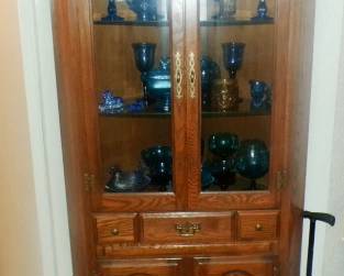CORNER CURIO CABINETS