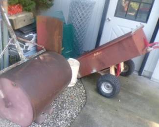 LAWN ROLLER TRAILER