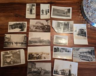 EARLY 1900's PANAMA IOWA STREET SCENE PHOTOGRAPHS