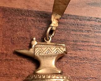 VICTORIAN ANVIL WATCH FOB w/ORIGINAL PRICE TAG!