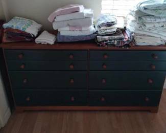 green dresser linen